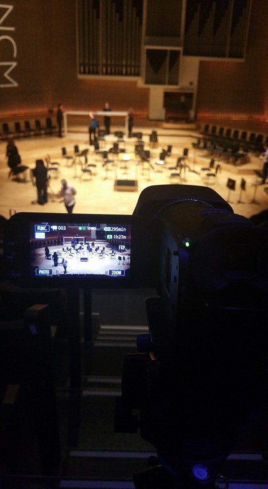 Shot of hall before concert